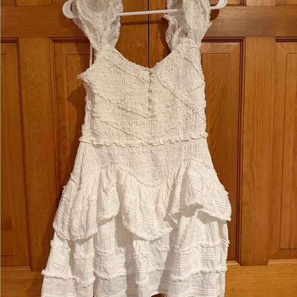 LoveShackFancy Textured White Dress - Picture 2 of 4